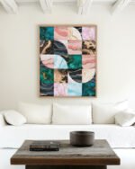 Shop Abstract lux marble geometric graphic Art Print, Canvas Print, Commercial digital license & Instant download printable - exclusively available at 83oranges.com by artist Uma Gokhale India