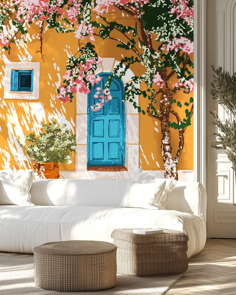 Shop Turkish Architecture Morocco Buildings Art Print, Canvas Print, Commercial digital license & Instant download printable - exclusively available at 83oranges.com by artist Uma Gokhale India [design studio portfolio]