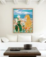 Shop Turkish Architecture Morocco Buildings Art Print, Canvas Print, Commercial digital license & Instant download printable - exclusively available at 83oranges.com by artist Uma Gokhale India