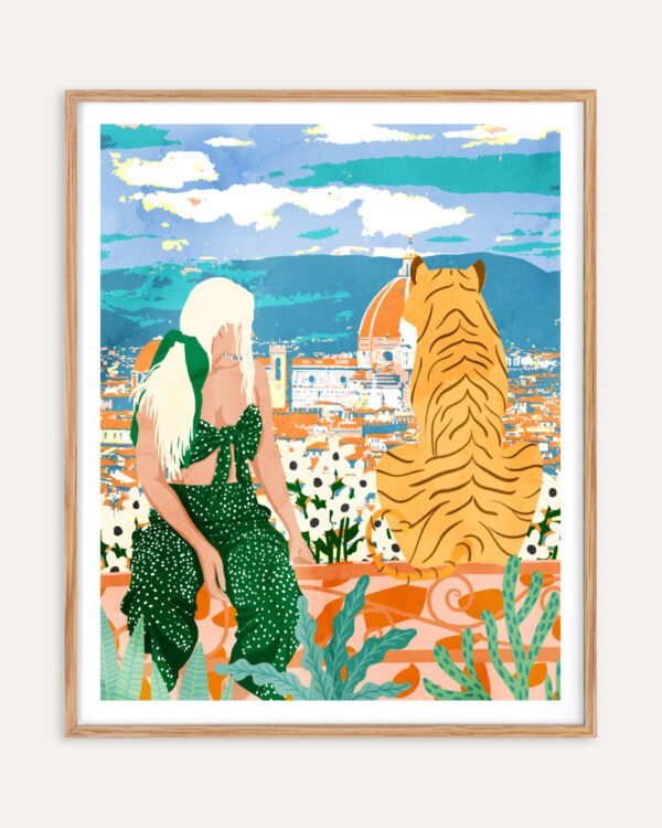 Shop Modern Boho Tropical Terrazzo Monstera Plants Botanical Art Print, Canvas Print, Commercial digital license & Instant download printable- exclusively available at 83oranges.com by artist Uma Gokhale India