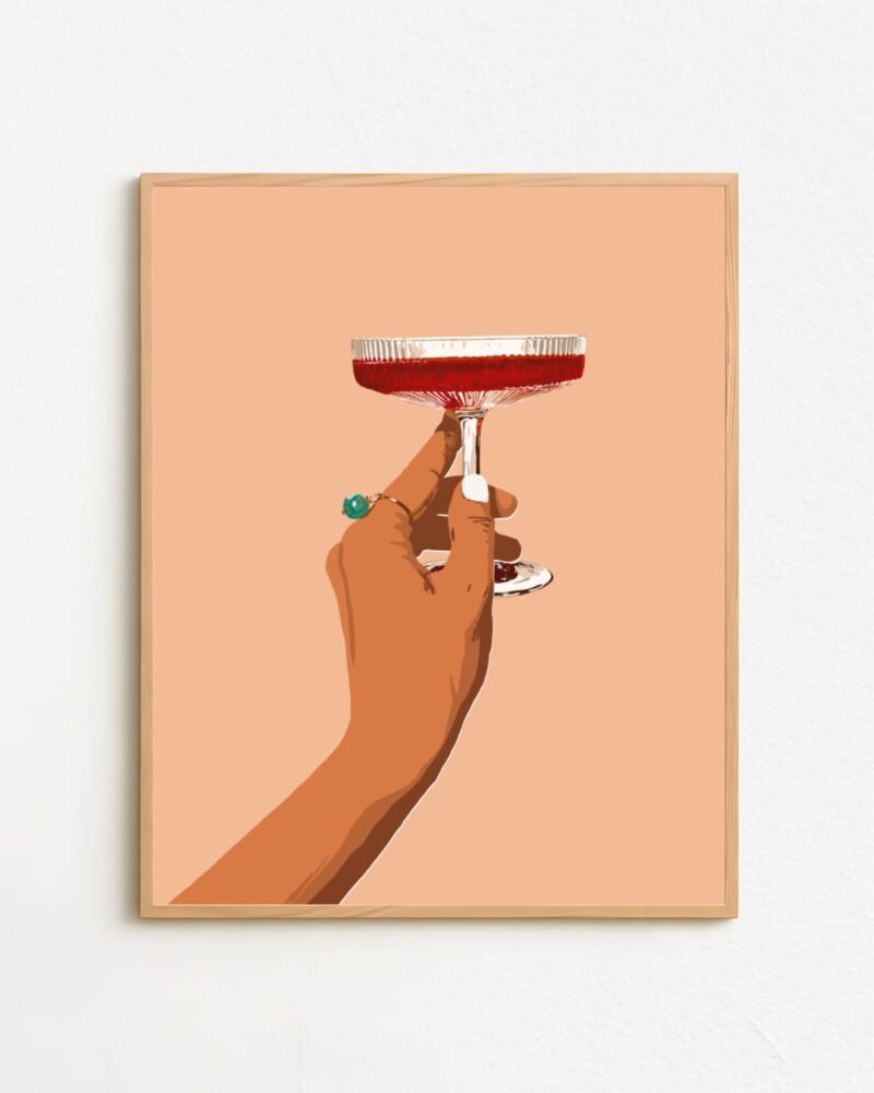 Shop Cheers Party Celebration Art Print, Canvas Print & Fabric Print - exclusively available at 83oranges.com by artist Uma Gokhale India