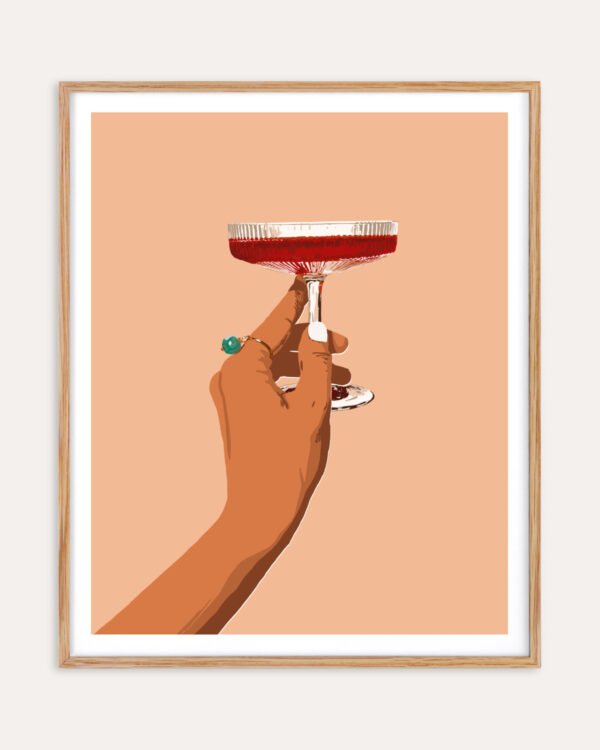 Shop Cheers Party Celebration Art Print, Canvas Print, Commercial Digital License & Instant download printable- exclusively available at 83oranges.com by artist Uma Gokhale India