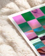 Shop Abstract lux texture pattern checkerboard small batch graphic Art Print, Canvas Print, Commercial digital license & Instant download printable - exclusively available at 83oranges.com by artist Uma Gokhale India