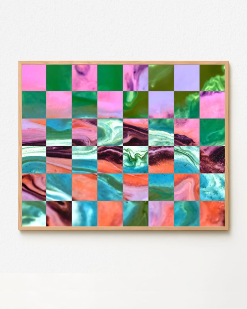 Shop Abstract lux texture pattern checkerboard small batch graphic Art Print, Canvas Print & Fabric Print - exclusively available at 83oranges.com by artist Uma Gokhale India