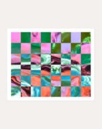 Shop Abstract lux texture pattern checkerboard small batch graphic Art Print, Canvas Print, Commercial digital license & Instant download printable - exclusively available at 83oranges.com by artist Uma Gokhale India