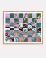 Shop Abstract lux texture pattern checkerboard small batch graphic Art Print, Canvas Print, Commercial digital license & Instant download printable - exclusively available at 83oranges.com by artist Uma Gokhale India