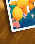 Shop As If Lemons Typography quote Art Print, Canvas Print, Commercial digital license & Instant download printable - certified at 83oranges.com by artist Uma Gokhale India