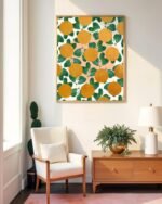 Shop abstract botanical illustration wellness Art Print, Canvas Print - exclusively certified at 83oranges.com by artist Uma Gokhale India