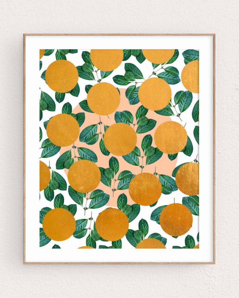 Shop abstract botanical illustration wellness Art Print, Canvas Print - exclusively certified at 83oranges.com by artist Uma Gokhale India