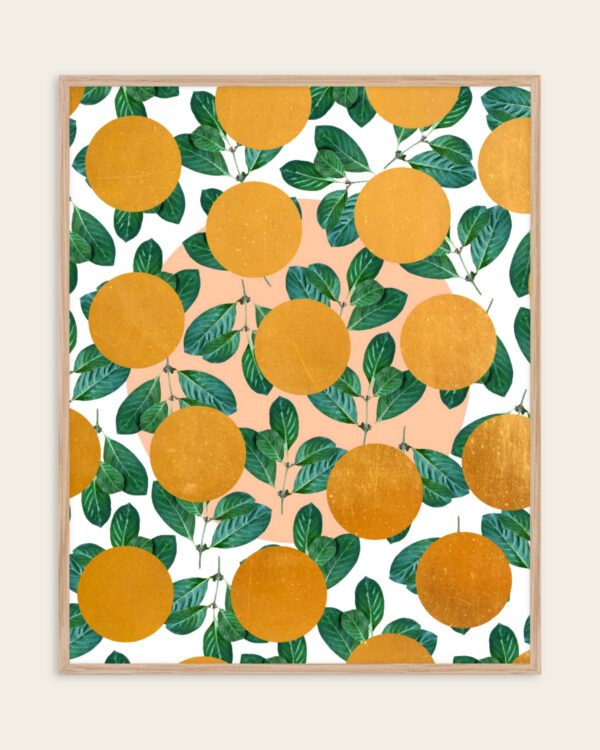 Shop abstract botanical illustration wellness Art Print, Canvas Print, Commercial digital license & instant download printable - certified at 83oranges.com by artist Uma Gokhale India
