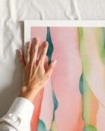 Shop Blush Feathers art print, canvas print, Commercial digital license & Instant download printable by 83 Oranges Uma Gokhale.