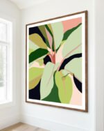 Shop To Plant a garden is to believe in tomorrow Botanical Nature blush Painting Art Print, Canvas Print, Commercial digital license & Instant printable download - available at 83oranges.com by artist Uma Gokhale India
