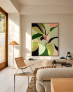 Shop To Plant a garden is to believe in tomorrow Botanical Nature blush Painting Art Print, Canvas Print, Commercial digital license & Instant printable download - available at 83oranges.com by artist Uma Gokhale India