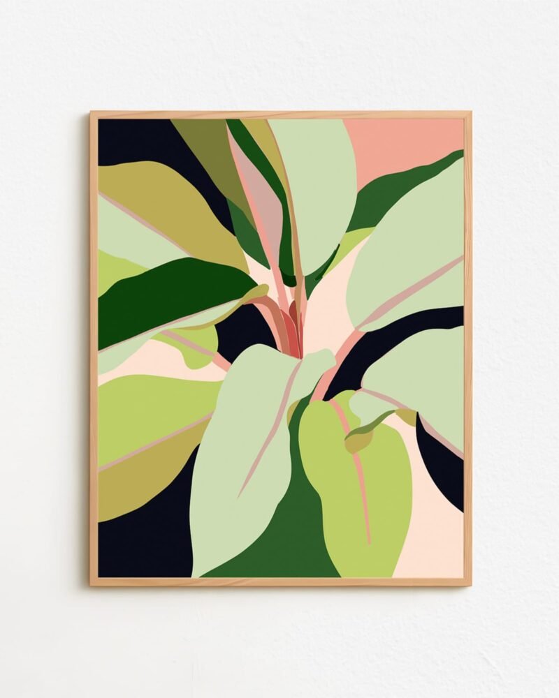Shop To Plant a garden is to believe in tomorrow Botanical Nature blush Painting Art Print, Canvas Print, digital printable download - available at 83oranges.com by artist Uma Gokhale India