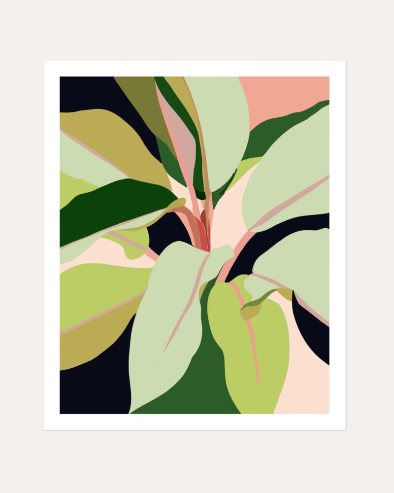 Shop To Plant a garden is to believe in tomorrow Botanical Nature blush Painting Art Print, Canvas Print, Commercial digital license & Instant printable download - available at 83oranges.com by artist Uma Gokhale India