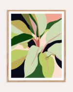 Shop To Plant a garden is to believe in tomorrow Botanical Nature blush Painting Art Print, Canvas Print, Commercial digital license & Instant printable download - available at 83oranges.com by artist Uma Gokhale India