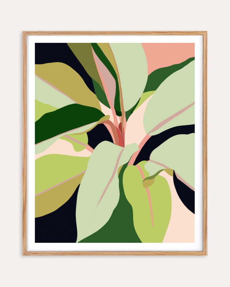 Shop To Plant a garden is to believe in tomorrow Botanical Nature blush Painting Art Print, Canvas Print, Commercial digital license & Instant printable download - available at 83oranges.com by artist Uma Gokhale India