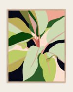 Shop To Plant a garden is to believe in tomorrow Botanical Nature blush Painting Art Print, Canvas Print, Commercial digital license & Instant printable download - available at 83oranges.com by artist Uma Gokhale India