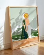 Shop celestial sun moon union lovers passionate Art Print, Quirky Funny Sleep Canvas Print & Fabric Print - exclusively available at 83oranges.com by artist Uma Gokhale India