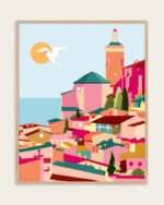 Shop Crimson rouge travel architecture pink Buildings Art Print, Canvas Print, Commercial digital license & Instant download printable - exclusively available at 83oranges.com by artist Uma Gokhale India Shop Crimson rouge travel architecture pink Buildings Art Print, Canvas Print, Commercial digital license & Instant download printable - exclusively available at 83oranges.com by artist Uma Gokhale India