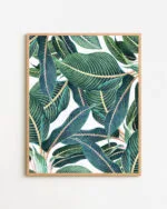 Shop Edge & Dance Tropical Botanical Nature Plants Art Print, Canvas Print, digital printable download - available at 83oranges.com by artist Uma Gokhale India
