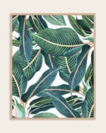 Shop Edge & Dance Tropical Botanical Nature Plants Art Print, Canvas Print, Commercial digital license & Instant printable download - available at 83oranges.com by artist Uma Gokhale India