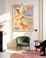Shop Bohemian woman free spirit independent Art Print & Canvas Print - exclusively certified at 83oranges.com by artist Uma Gokhale India