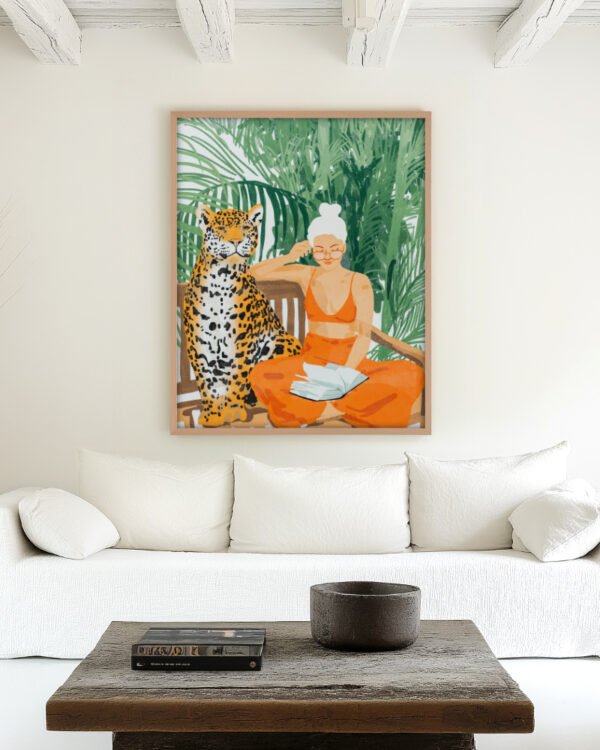 Shop The Jungle (Original) small batch Art Print, Canvas Print & Fabric Print - exclusively available at 83oranges.com by artist Uma Gokhale India