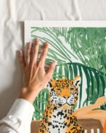 Shop The Jungle (Original) small batch Art Print, Canvas Print & Fabric Print - exclusively available at 83oranges.com by artist Uma Gokhale India