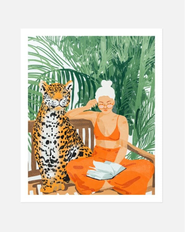 Shop The Jungle (Original) small batch Art Print, Canvas Print & Fabric Print - exclusively available at 83oranges.com by artist Uma Gokhale India