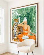 Shop The Jungle (Original) small batch Art Print, Canvas Print & Fabric Print - exclusively available at 83oranges.com by artist Uma Gokhale India
