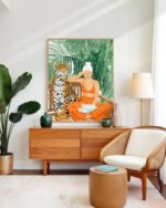 Shop The Jungle (Original) small batch Art Print, Canvas Print & Fabric Print - exclusively available at 83oranges.com by artist Uma Gokhale India