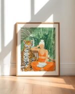 Shop The Jungle (Original) small batch Art Print, Canvas Print & Fabric Print - exclusively available at 83oranges.com by artist Uma Gokhale India
