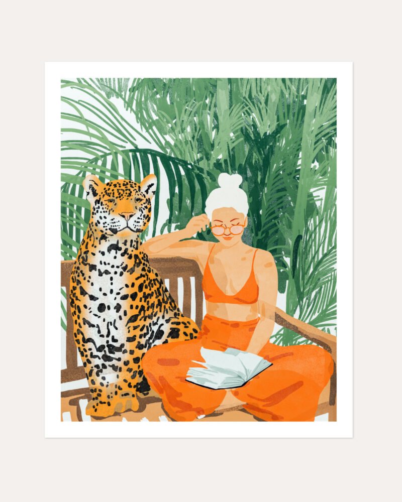Shop The Jungle (Original) small batch Art Print, Canvas Print & Fabric Print - exclusively available at 83oranges.com by artist Uma Gokhale India
