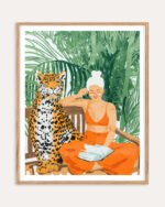 Shop The Jungle (Original) small batch Art Print, Canvas Print & Fabric Print - exclusively available at 83oranges.com by artist Uma Gokhale India