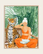 Shop The Jungle (Original) small batch Art Print, Canvas Print & Fabric Print - exclusively available at 83oranges.com by artist Uma Gokhale India