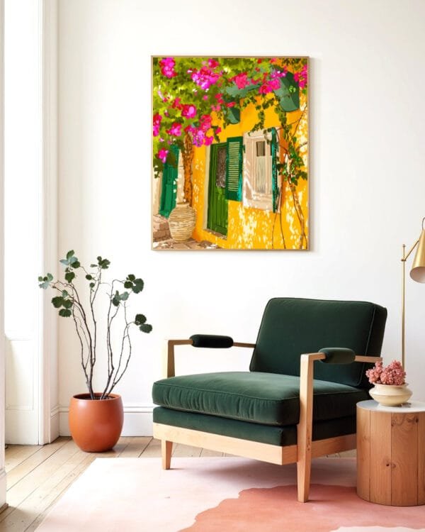 Shop Turkish Architecture Morocco Buildings Art Print, Canvas Print & Fabric Print - exclusively available at 83oranges.com by artist Uma Gokhale India