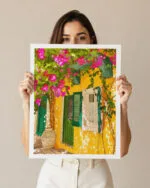 Shop Turkish Architecture Morocco Buildings Art Print, Canvas Print & Fabric Print - exclusively available at 83oranges.com by artist Uma Gokhale India