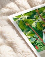 Shop bohemian woman with jungle leopard travel Bali tropical Art Print, Canvas Print, Commercial digital license & Instant download printable - available at 83oranges.com by artist Uma Gokhale India Shop bohemian woman with jungle leopard travel Bali tropical Art Print, Canvas Print, Commercial digital license & Instant download printable - available at 83oranges.com by artist Uma Gokhale India