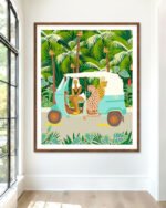 Shop bohemian woman with jungle leopard travel Bali tropical Art Print, Canvas Print, Commercial digital license & Instant download printable - available at 83oranges.com by artist Uma Gokhale India Shop bohemian woman with jungle leopard travel Bali tropical Art Print, Canvas Print, Commercial digital license & Instant download printable - available at 83oranges.com by artist Uma Gokhale India