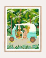 Shop bohemian woman with jungle leopard travel Bali tropical Art Print, Canvas Print, Commercial digital license & Instant download printable - available at 83oranges.com by artist Uma Gokhale India Shop bohemian woman with jungle leopard travel Bali tropical Art Print, Canvas Print, Commercial digital license & Instant download printable - available at 83oranges.com by artist Uma Gokhale India
