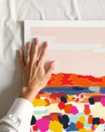 Shop Romantic Landscape Art Print, Canvas Print, Commercial digital license & instant download printable - available at 83oranges.com by artist Uma Gokhale India