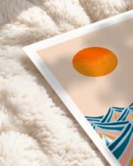 Shop set sail boat ocean sea painting Art Print, Canvas Print, Commercial digital license & instant printable download - available at 83oranges.com by artist Uma Gokhale India V138