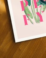 Shop Simplify Typography quote botanical illustration motivational Art Print, Canvas Print, Commercial digital license & Instant download printable - exclusively certified at 83oranges.com by artist Uma Gokhale India