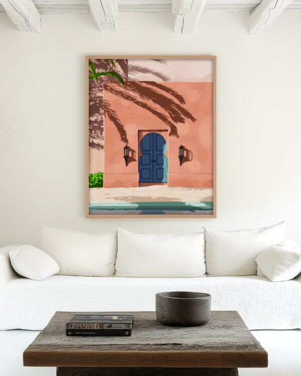 Shop Turkish Architecture Art & Canvas Print, Commercial digital license & Instant download printable - exclusively available at 83oranges.com by artist Uma Gokhale India