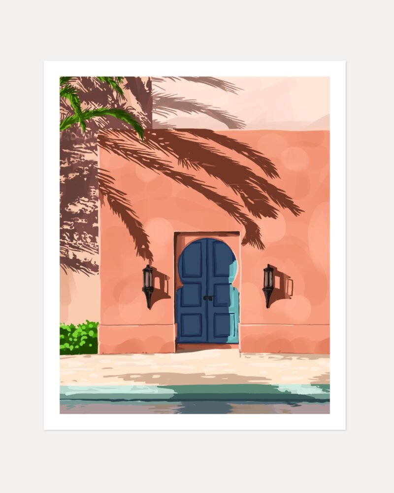 Shop Turkish Architecture Art & Canvas Print, Commercial digital license & Instant download printable - exclusively available at 83oranges.com by artist Uma Gokhale India