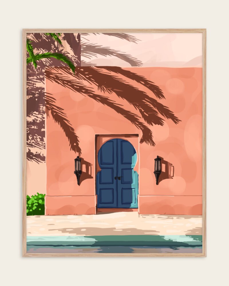 Shop Turkish Architecture Art & Canvas Print, Commercial digital license & Instant download printable - exclusively available at 83oranges.com by artist Uma Gokhale India