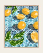 Shop sweet Moroccan tiles & sour lemons botanical Art Print, Canvas Print, Commercial digital license & Instant printable download - available at 83oranges.com by artist Uma Gokhale India Shop sweet Moroccan tiles & sour lemons botanical Art Print, Canvas Print, Commercial digital license & Instant printable download - available at 83oranges.com by artist Uma Gokhale India