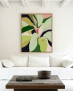 Shop To Plant a garden is to believe in tomorrow Botanical Nature blush Painting Art Print, Canvas Print, Commercial digital license & Instant printable download - available at 83oranges.com by artist Uma Gokhale India