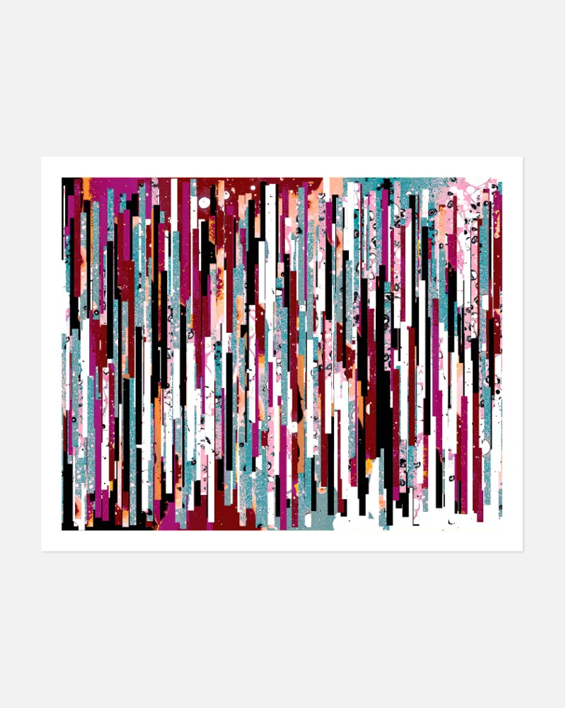Shop Abstract Playful color block Painting Art Print, Canvas Print - exclusively certified & available to order online at 83oranges.com by artist Uma Gokhale India